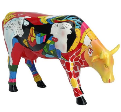Cowparade hommage picowso - hommage, picowso's