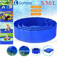 Hundepool Hunde Swimmingpool Schwimmbecken Planschbecken  Faltbar Ø80/100/120cm