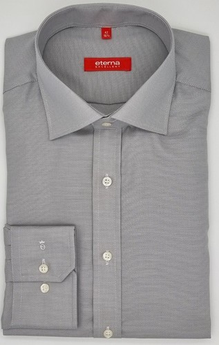 Eterna langarm hemd altes logo - eterna,