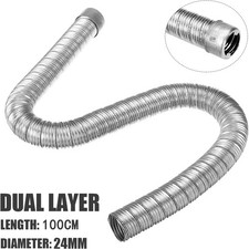 24mm Abgasschlauch Abgasrohr Flexrohr Edelstahl Für Webasto Standheizung 100 cm