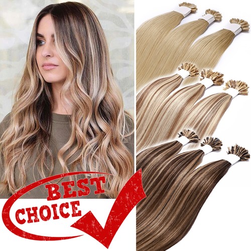 100 echthaar keratin bonding - 100%,