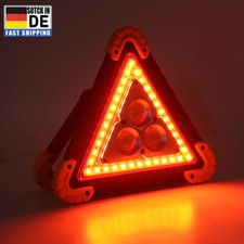 LED Warndreieck Warnleuchte PKW Auto COB Warnlicht Signal Panne Rot blinkend