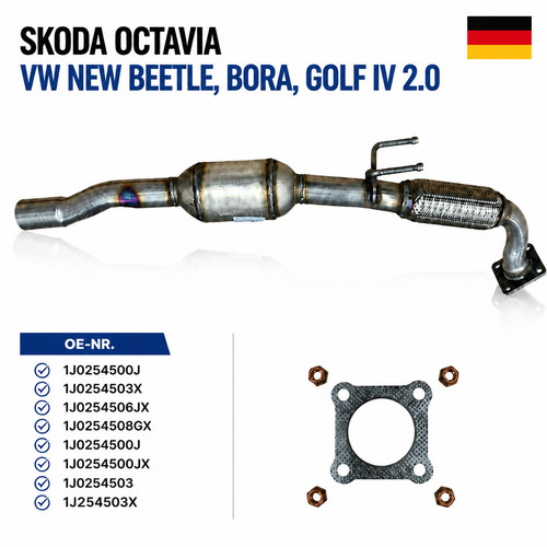 Neu katalysator skoda octavia - neu,
