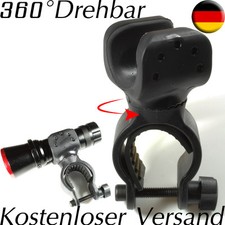 Fahrradhalterung LED Taschenlampe Halterung 360° drehbar Lampenhalterung Front
