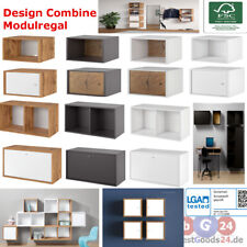 Modulregal Weiß mit Tür –