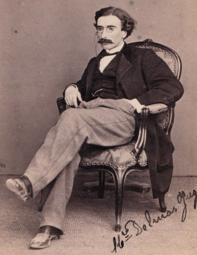 Victorian cdv photo named - photo, man