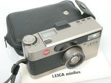 Leica minilux Summarit 40mm 1:2,4 TOP Near Mint + Ledert. case + Anltg. instruct