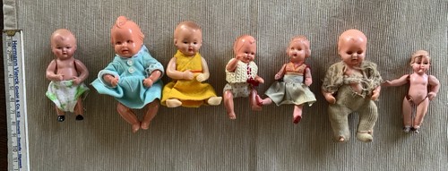 Konvolut alte miniaturpuppen - konvolut,
