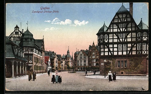Giessen ansichtskarte - giessen,,