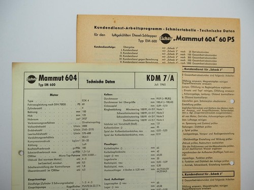 Eicher mammut 604 em600 - 604, 60