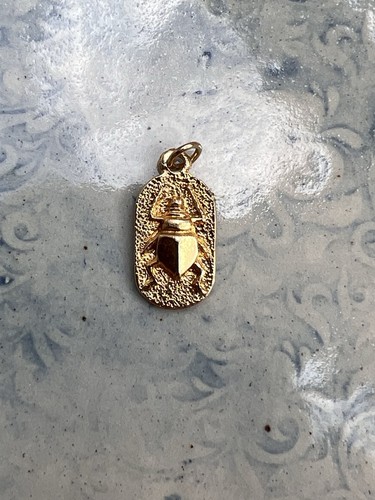 Vintage scarab anhänger - vintage,