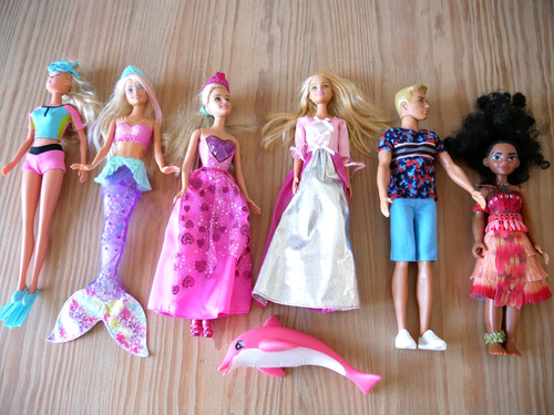Barbie set puppen - barbie,