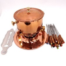 Topf Kupfer Frieling Gourmet Kupfertopf mit Deckel Inox Feuerzangenbowle Fondue