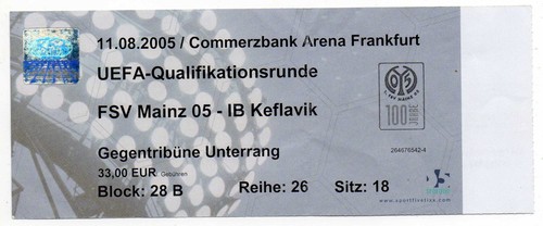 Ticket fsv mainz - ticket,