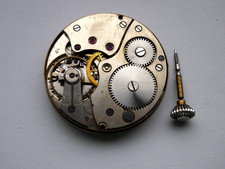 STOWA Taschenuhr-Werk aus einer Taschenuhr, Krone und  Glas. Unruhwelle ist ok