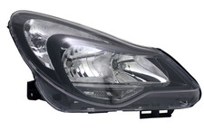 Scheinwerfer rechts für Opel Corsa D 2011- + LWR Stellmotor Halogen Schwarz