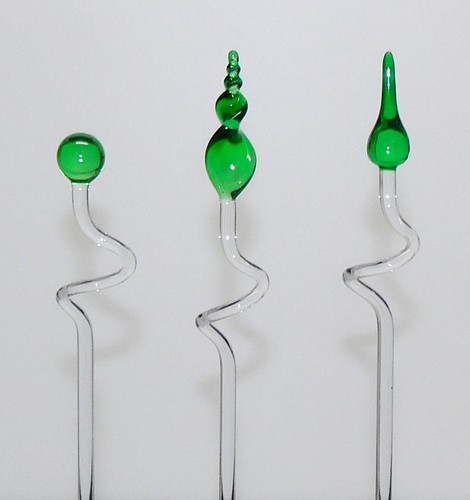Orchideenstab aus glas - x,