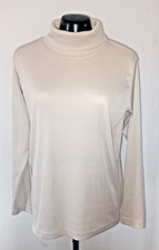 Shirt Rolli Langarm "Gina Benotti" Gr. L - Beige (Maße letztes Foto)