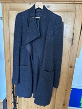 Rick Owens Mantel Jacke Gr It 42 Blau Hoher NP