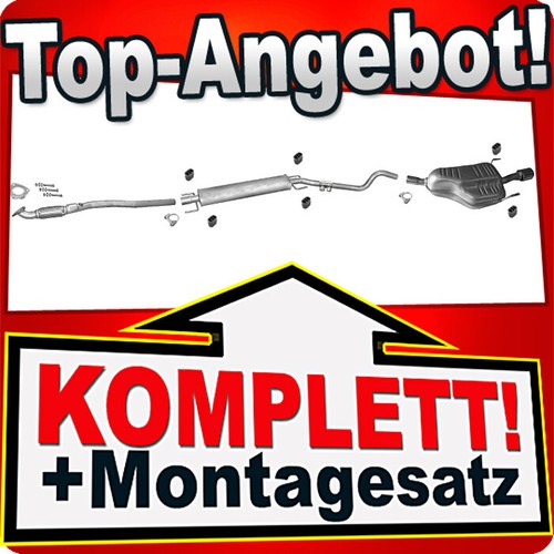 Auspuff für opel - für,