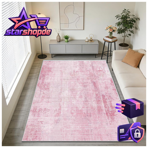 Teppich rosa 60x90cm - rosa, moderner
