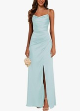 Satin Brautjungfernkleid