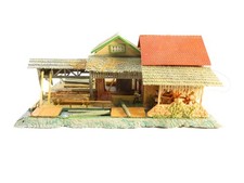 Faller H0 B-230 Sägemühle fertig gebaut  mit Licht -Motor Funktion geprüft  #P  
