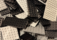 LEGO® 25 Platten verschiedene Größen Bauplatte kreativ MOC | Farben zur Wahl 🛍