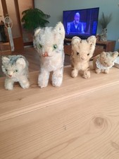 Steiff Sammlung 4 Katzen