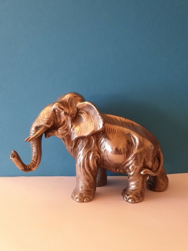 Elefant aus metall größe - elefant,