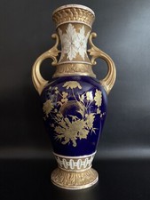 Sehr schöne Porzellan Vase, Boden gemarkt RW Rudolf Wächter (?), um 1880/90