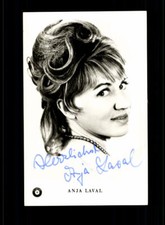 Anja laval autogrammkarte - anja,