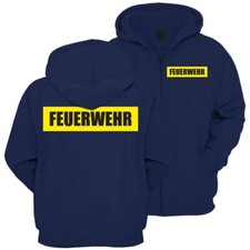 Junge Kapuzenjacke Feuerwehr Einsatzkräfte jungs kinder jugend Größe 110 - 164