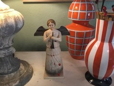 Wunderschöner Deko Engel im vintage Stil Shabby chic Holzoptik