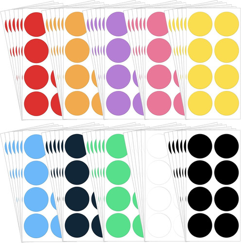 Große bunte klebepunkte set - klebepunkte,