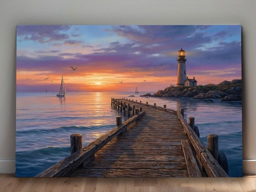 Xxl leinwandbild leuchtturm - xxl,