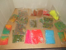 Konvolut Landschaftsbau (13) Blüten- / Blumenflocken für die Eisenbahnanlage