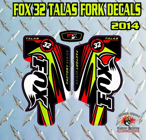 Fox gabel talas aufkleber - 32,