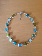 COEUR DE LION  Wunderschöne Halskette Türkis-Grün, mehrfarbig  in OVP, TOP-ZUST.