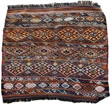 Kelim 83 x 95cm Satteltasche Kelim Belutch Baluch Shahsavan-Nomadenteppich