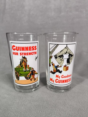 Guinness pint gläser - gläser, x2