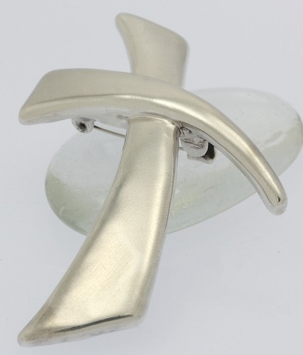 Kreuz brosche in - ♦, 925er