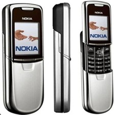 MINT COND Nokia 8800 Silver(Unlocked) Classic Bluetooth Mobile Cell Phone