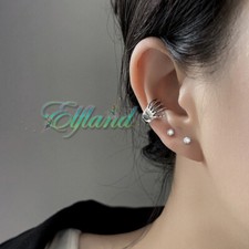 Ohrschmuck Ohrklemme Ohrclip Ear Cuff * Hand Skeletthand * Punk Gothic 