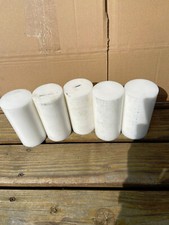 POM weiß, D 70mm, L 130mm, 5 Stk, Kunststoff, Rundmaterial, Rundstab, Halbzeug