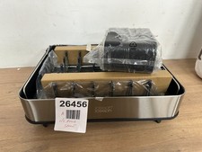 Joseph Joseph ausziehbares Geschirrregal aus Stahl erweiterbar - verstellbar, Ablauf in Spüle