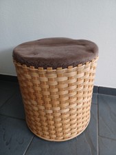 Retro Vintage 60er- 70er Jahre:  alter Wäschepuff Wäschetruhe Wäschebox Hocker