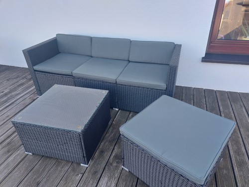 Lounge set schwarz - lounge-set,