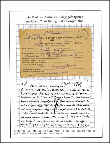 Kriegsgefangenenpost lager - kriegsgefangenenpost,