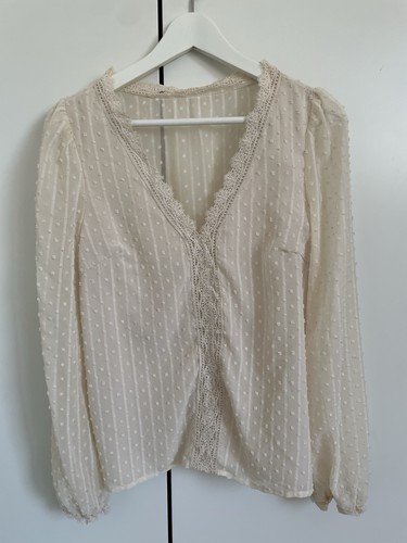 Shein bluse 36 apricot - bluse,
